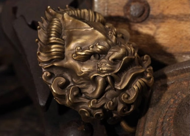 Pixiu Lion Tiger Key Ring Pendant