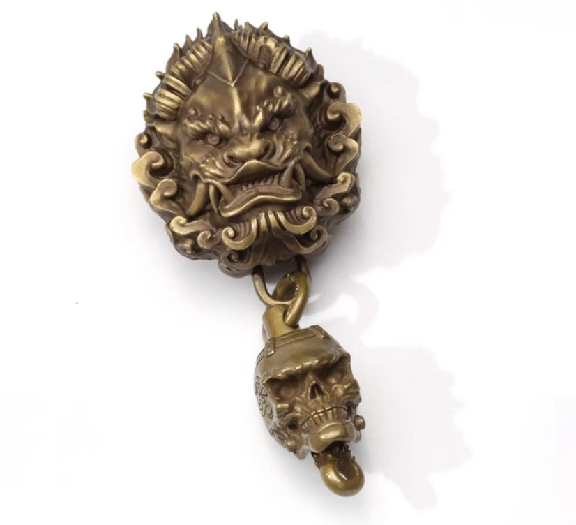Pixiu Lion Tiger Key Ring Pendant