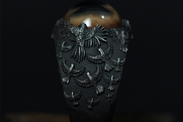 Birds of Evil Ring - Holy Buyble