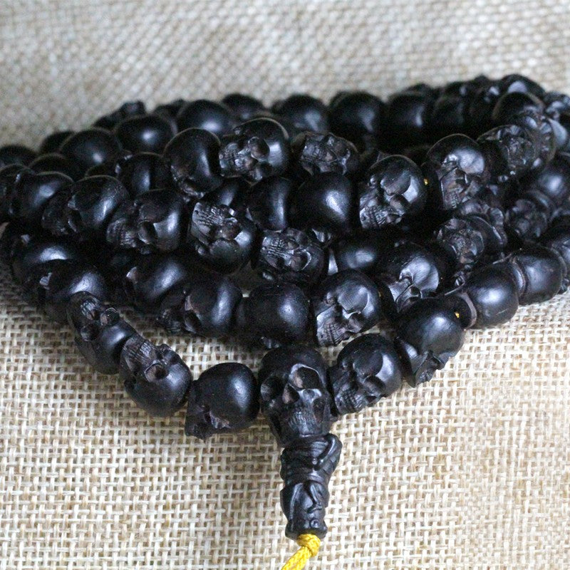 Black Ghost Skull Necklace - Holy Buyble