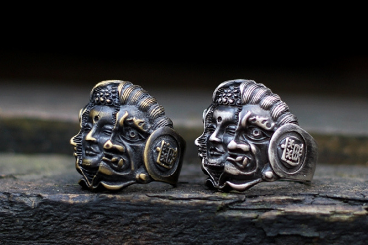 Buddha Devil Silver Ring - Holy Buyble