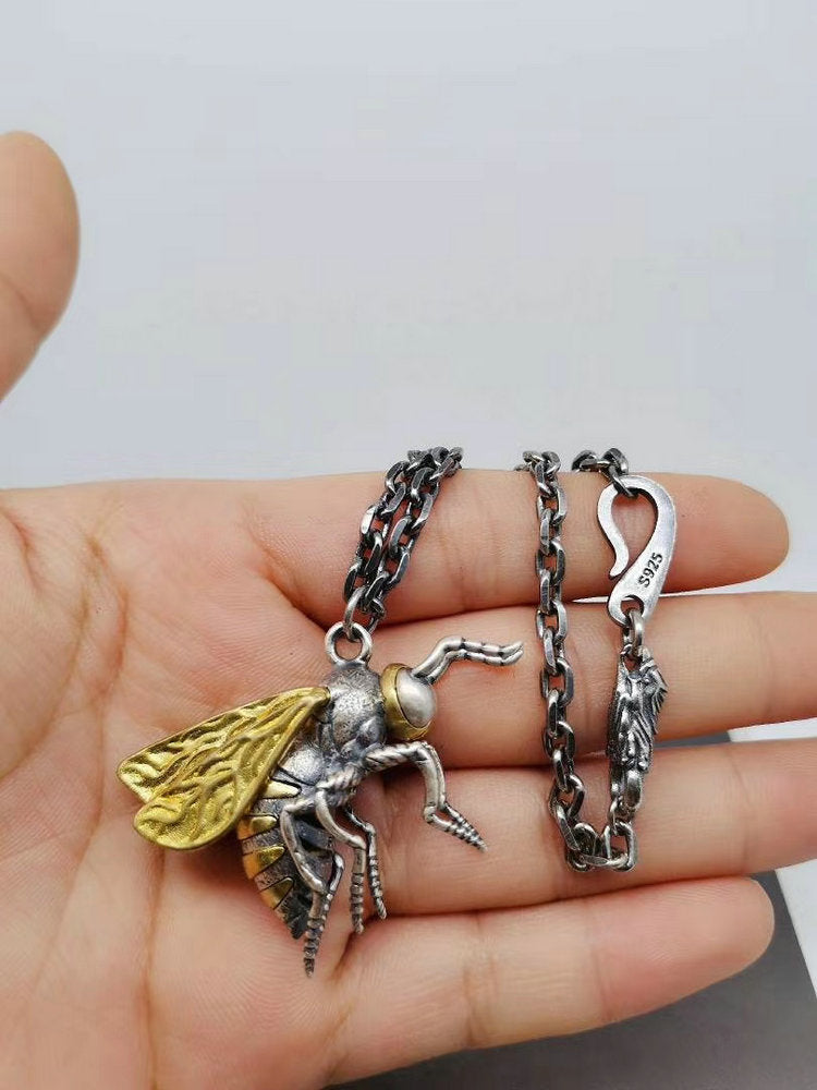 Bee Necklace Bee Pendant