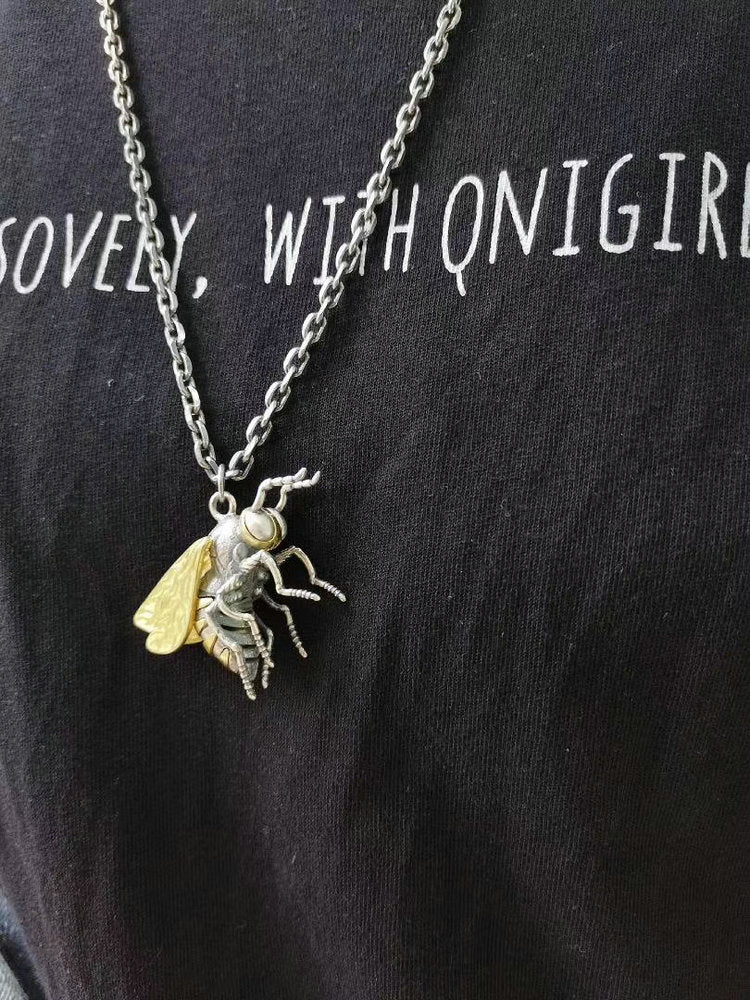 Bee Necklace Bee Pendant