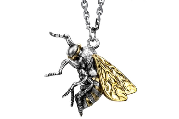 Bee Necklace Bee Pendant 