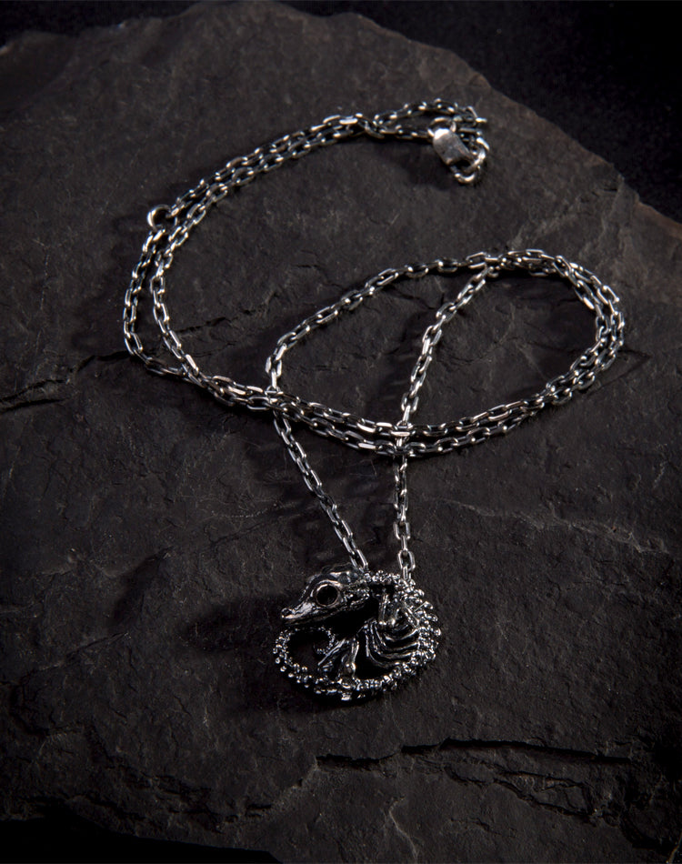 Crocodile Skeleton Necklace - Holy Buyble