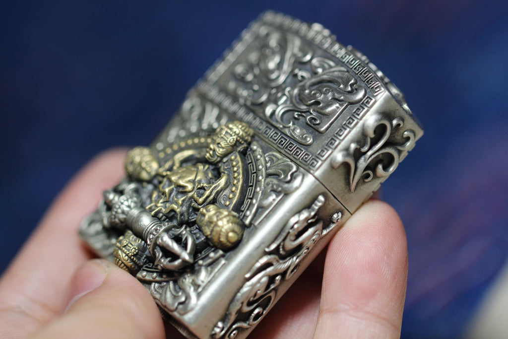 Custom Buddha & Zodiac Lighter Case - Holy Buyble