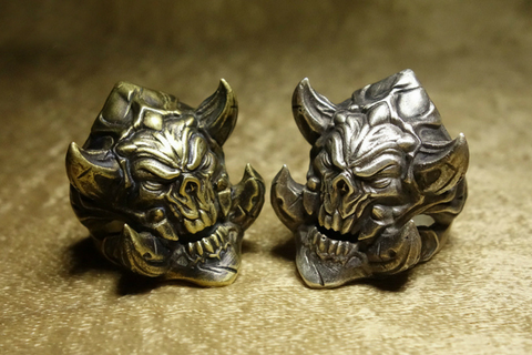 Half Jaw Vampire Skull Ring