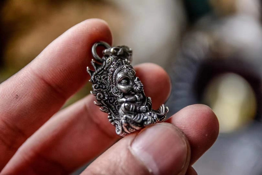 Elephant Ganesha God Pendant Necklace