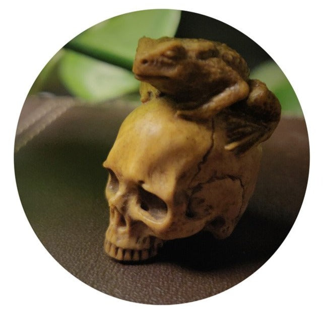 Frog Skull Pendant Necklace