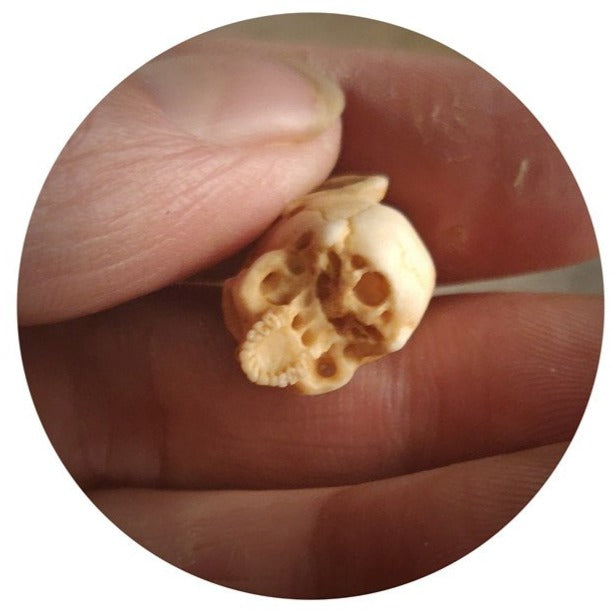 Frog Skull Pendant Necklace