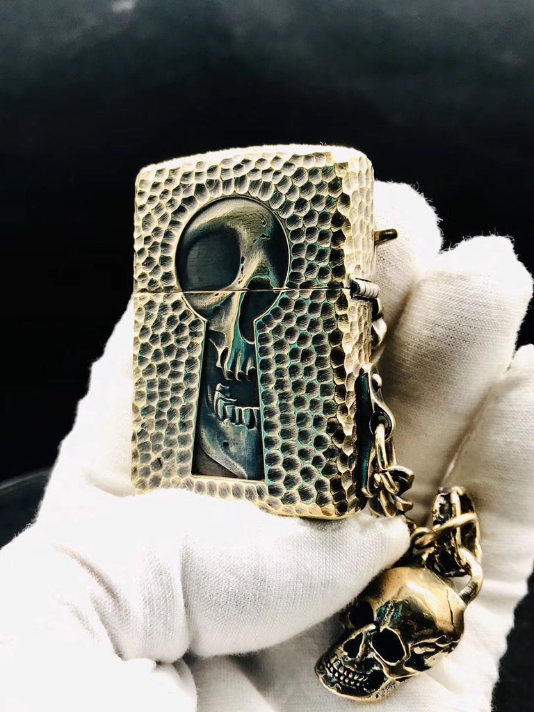 Grim Reaper Skull Zippo Custom Lighter Case