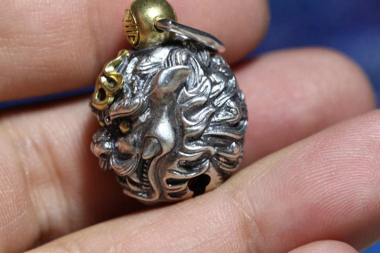 Guardian Lion Foo Dog Car Pendant / Key Ring - Holy Buyble
