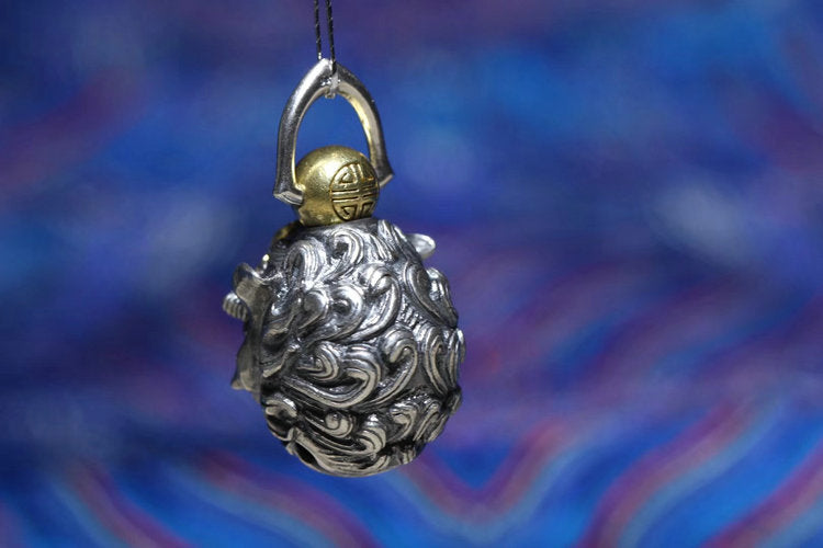 Guardian Lion Foo Dog Car Pendant / Key Ring - Holy Buyble