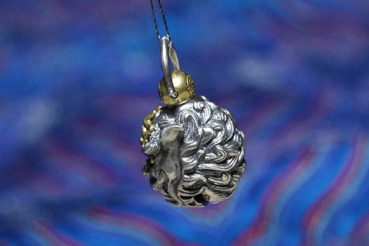 Guardian Lion Foo Dog Car Pendant / Key Ring - Holy Buyble
