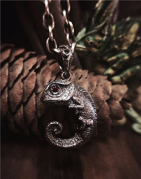 Chameleon Silver Pendant - Holy Buyble