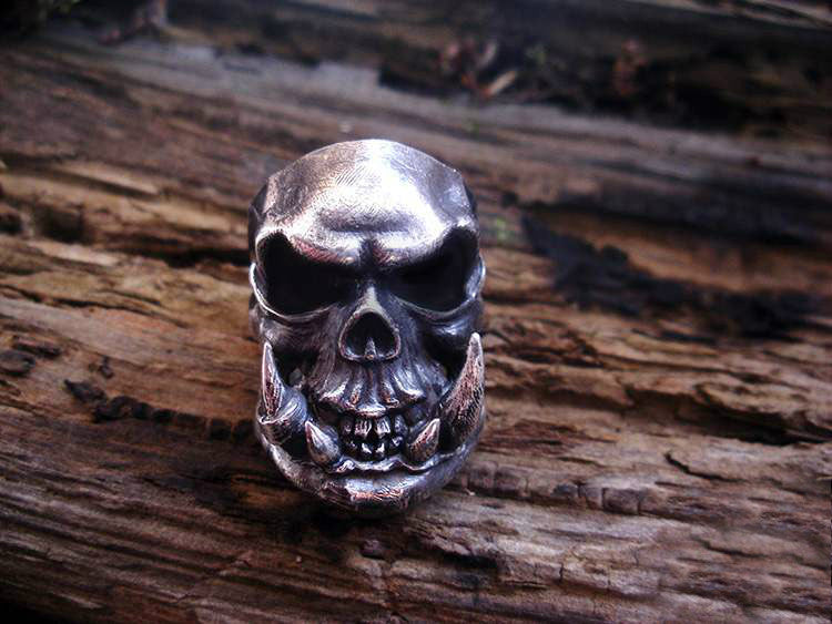 Demon Beast Skull Ring - Holy Buyble