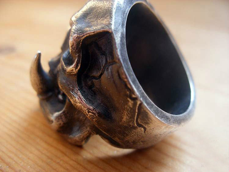 Demon Beast Skull Ring - Holy Buyble