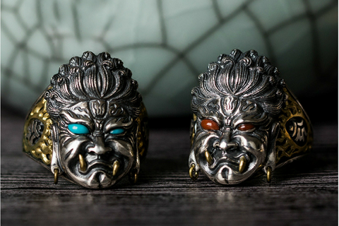 Demon Beast Skull Ring