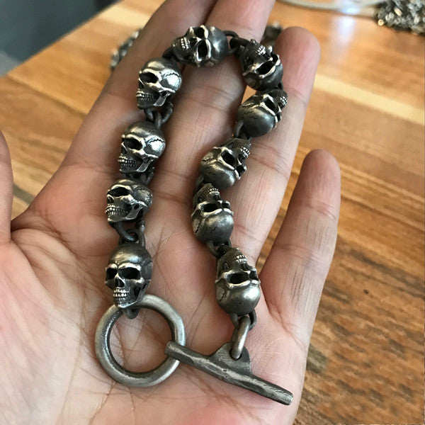 Skull Chain Bracelet - Holy Buyble