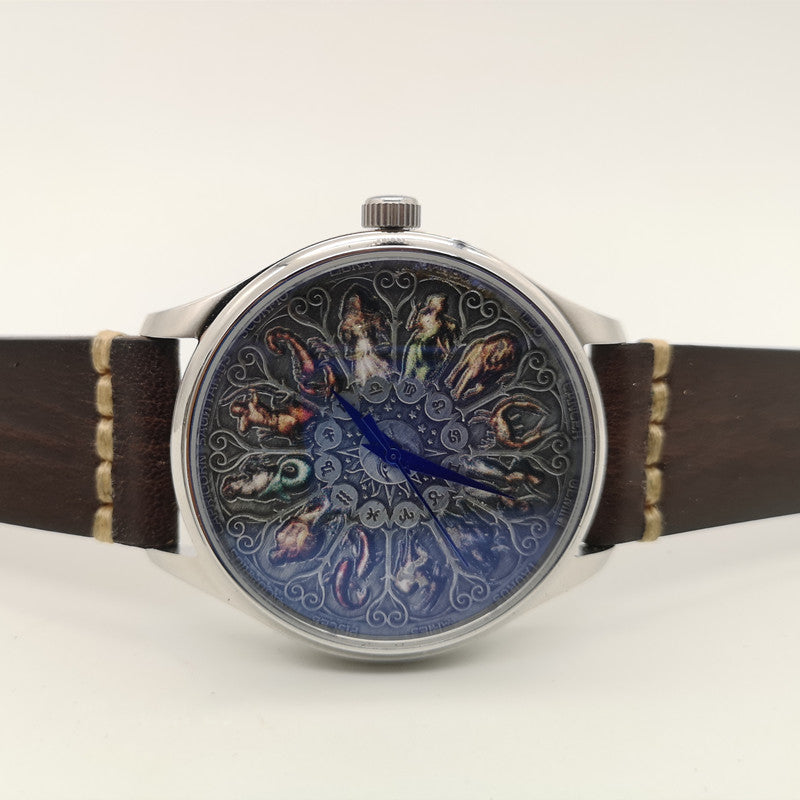 Horoscope Zodiac Dial Automatic Watch