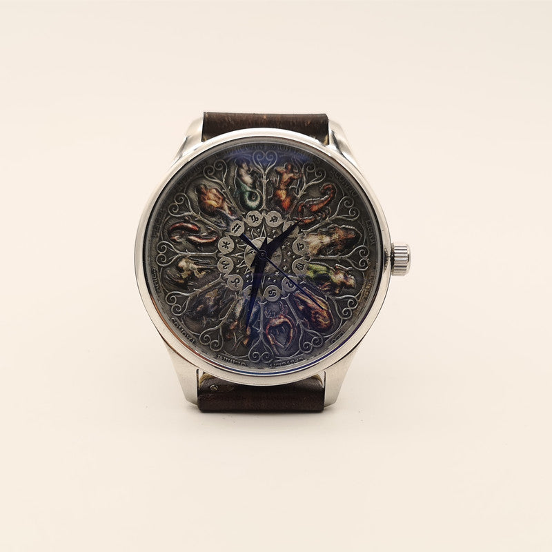 Horoscope Zodiac Dial Automatic Watch