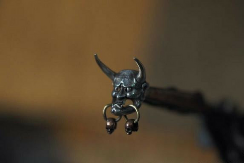 Deer Antler Decayed Skull Bracelet