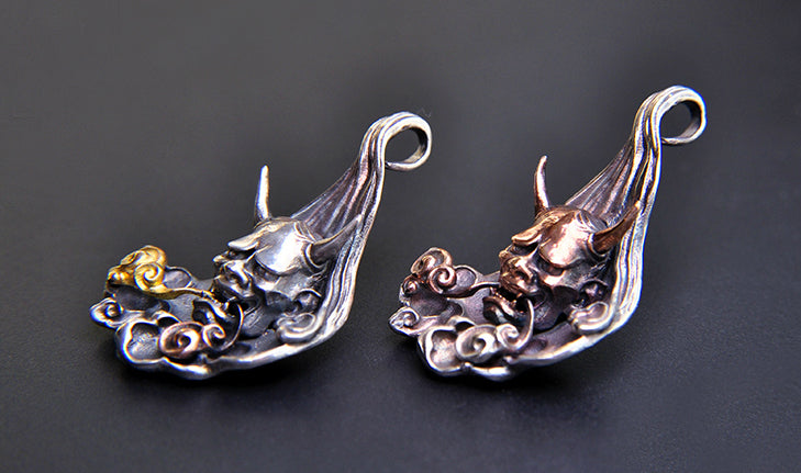 Japanese Oni Oriental Flow Pendant - Holy Buyble
