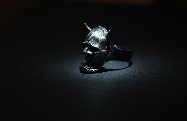 Japanese Demon Oni Ring - Holy Buyble