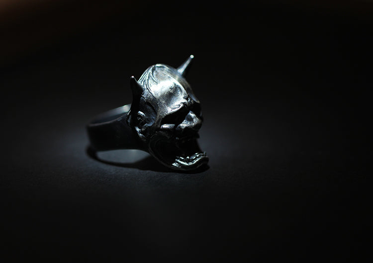 Japanese Demon Oni Ring - Holy Buyble