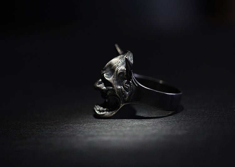 Japanese Demon Oni Ring - Holy Buyble