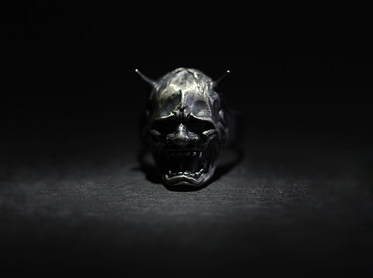 Japanese Demon Oni Ring - Holy Buyble