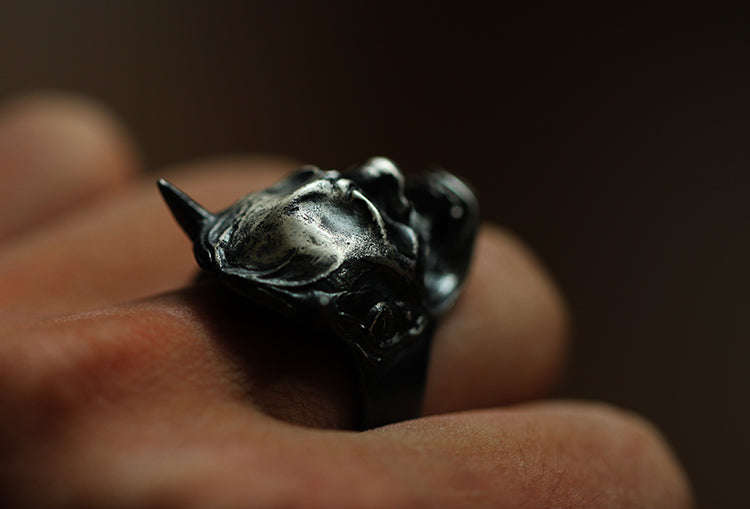 Japanese Demon Oni Ring - Holy Buyble