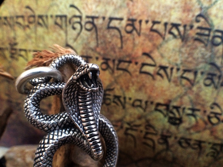 King Cobra Snake Pendant - Holy Buyble