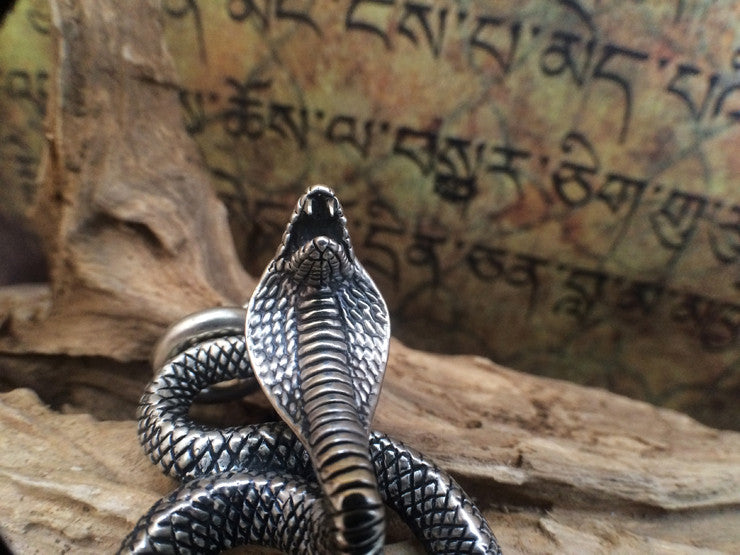 King Cobra Snake Pendant - Holy Buyble
