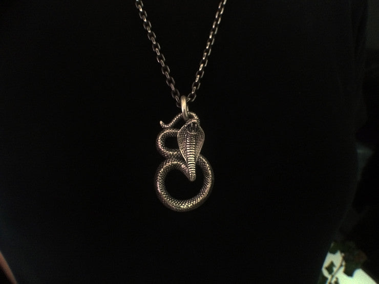 King Cobra Snake Pendant - Holy Buyble