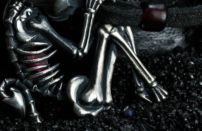 😈 Little Devil Skeleton Necklace 😈 - Holy Buyble