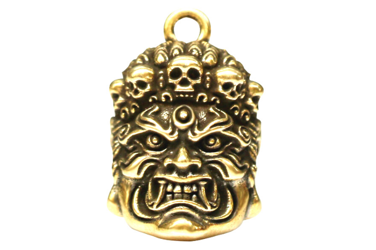 Mahakala Skull Key Ring Key Chain Pendant