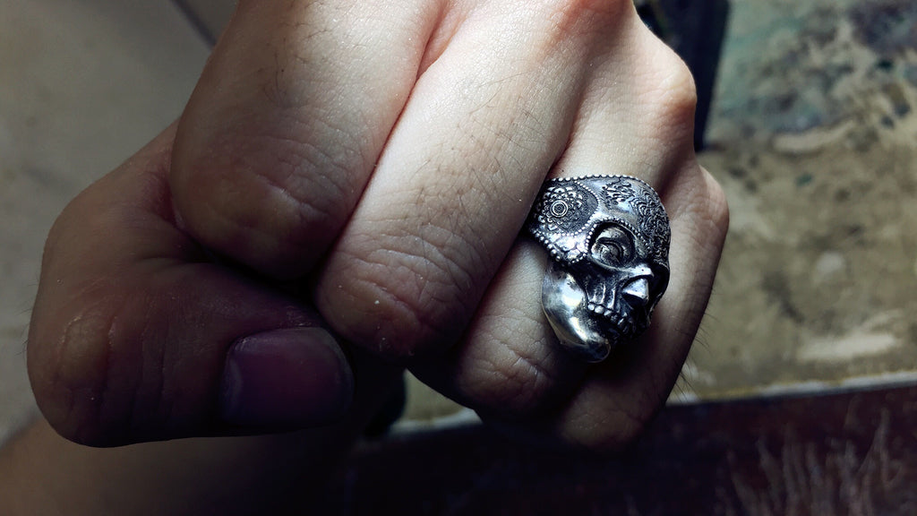 Mandala Mask Mummy Ring - Holy Buyble