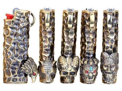 Tribal Trophy Raven Skull & Bones Necklace