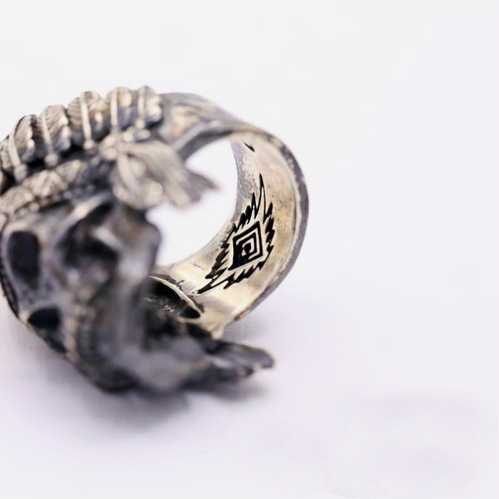 Native American Skull Ring - Holy Buyble