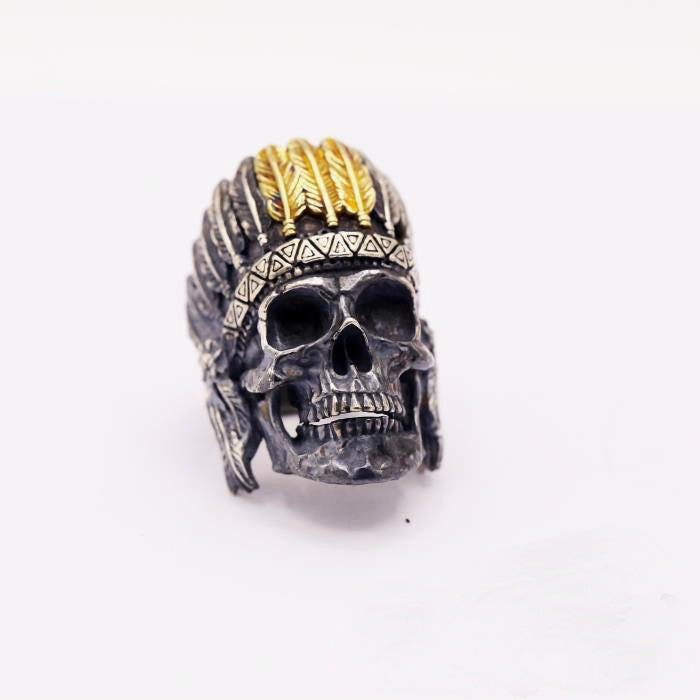 Native American Skull Ring - Holy Buyble