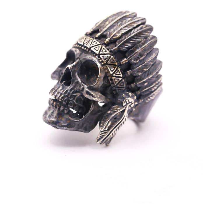 Native American Skull Ring - Holy Buyble