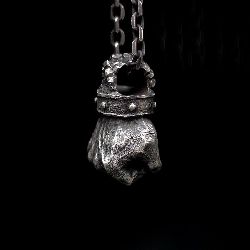 Power Fist Muscle Boxing Fitness Pendant Necklace