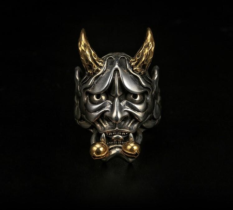 Japanese Demon Oni Ring - Holy Buyble