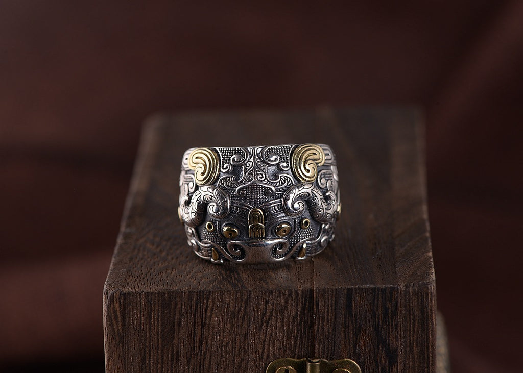 Tribal Wild Yak Ring - Holy Buyble