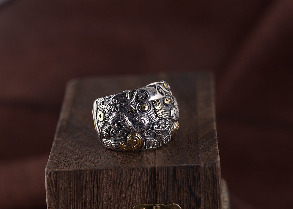 Tribal Wild Yak Ring - Holy Buyble