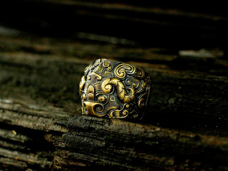 Tribal Wild Yak Ring - Holy Buyble