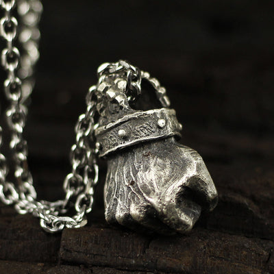 Power Fist Muscle Boxing Fitness Pendant Necklace
