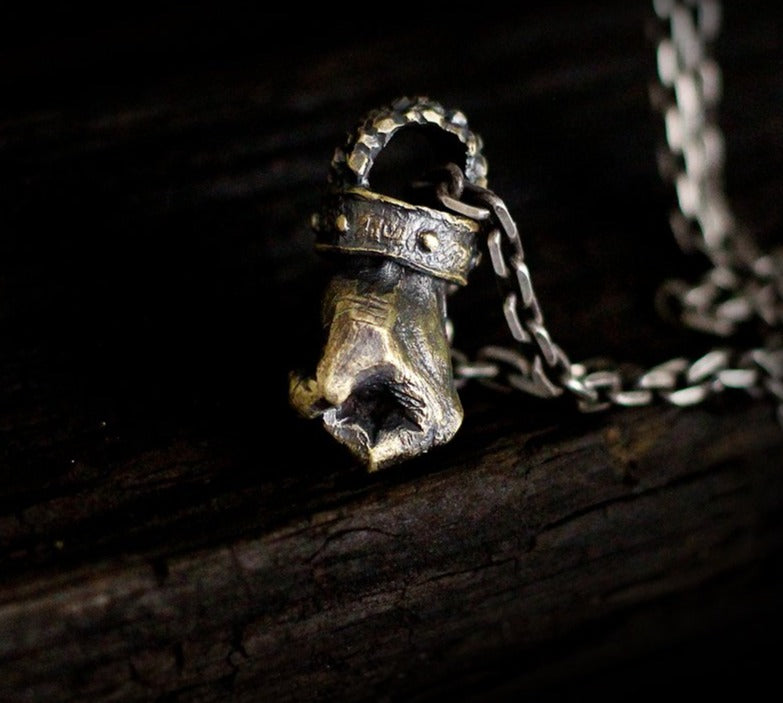 Power Fist Muscle Boxing Fitness Pendant Necklace