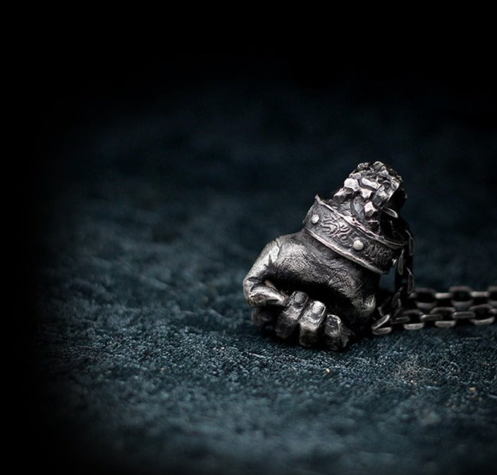 Power Fist Muscle Boxing Fitness Pendant Necklace
